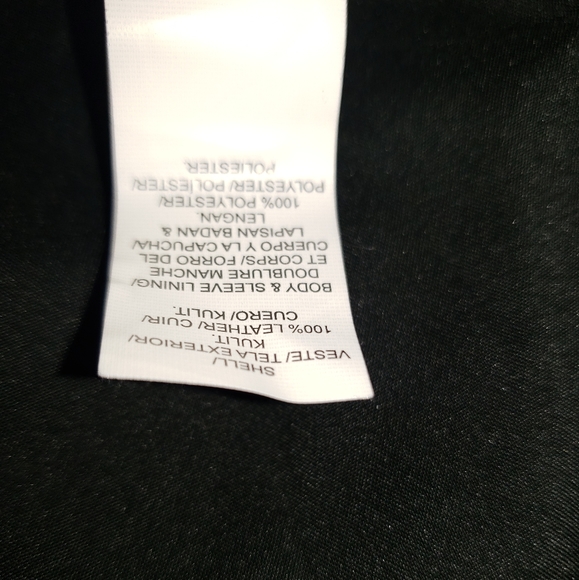 Lucky Brand Dark Green 100% Leather Suede Texture Moto Jacket Small Imperfection - Picture 9 of 10